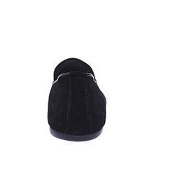 Casual Suede Slip-ons - Black
