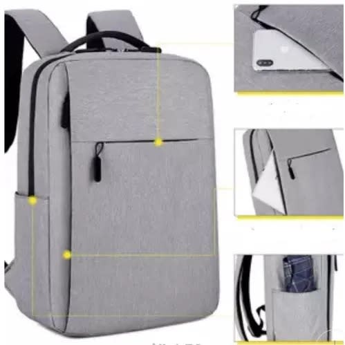 Travel Laptop Backpack With USB Port - 15.6"