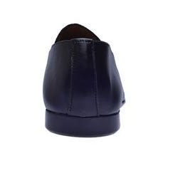 Leather Slip-on With Tassels - Black