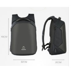 Smart Waterproof Laptop Backpack- Black