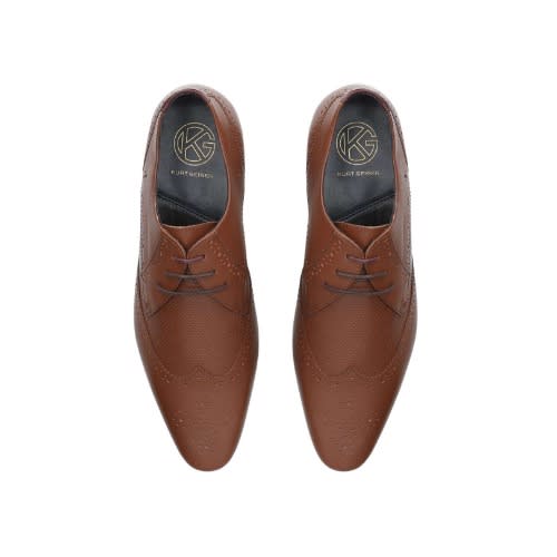 Fairleigh Leather Brogues - Tan Brown