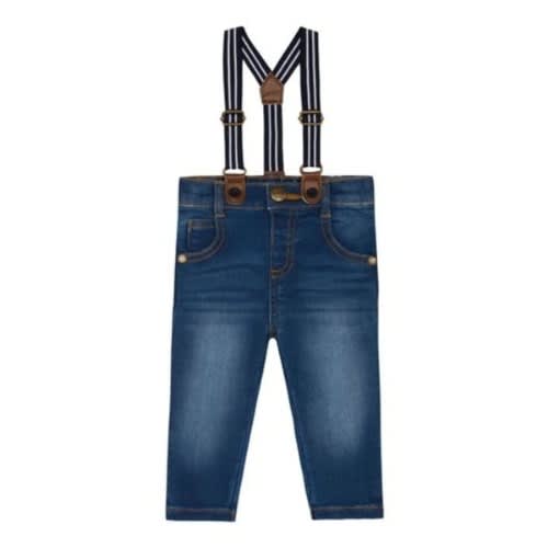 Next Toddler Jean Trouser With Suspenders 1 To 2 Years