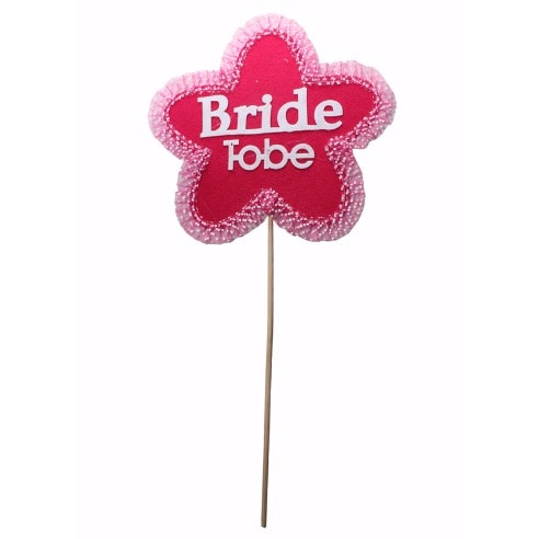 Bride To Be Placard- Fuschia