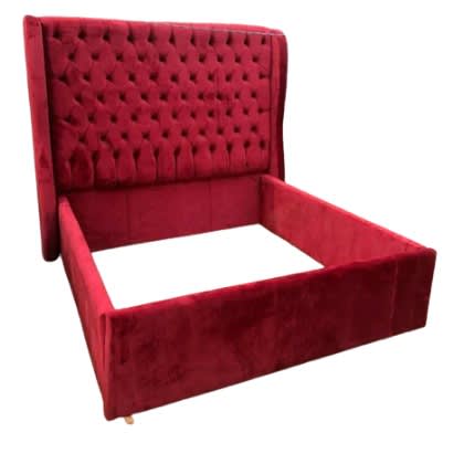 Classique Padded Bed Frame - Red
