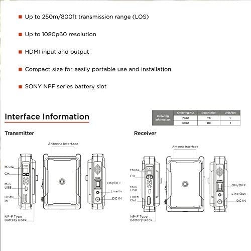 800ft Hdmi 1080p Hd Wireless Video Transmission System