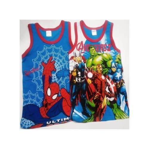 2pcs Cartoon Characters Boys Singlet