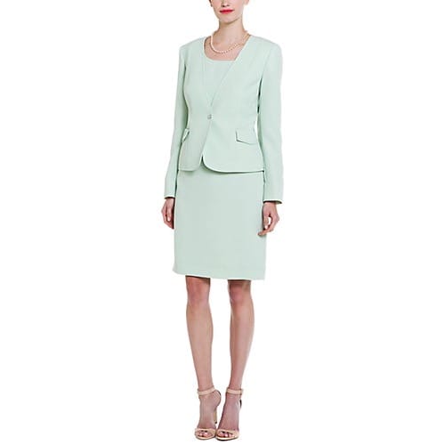 Asl Sage Three-Piece Skirt Suit