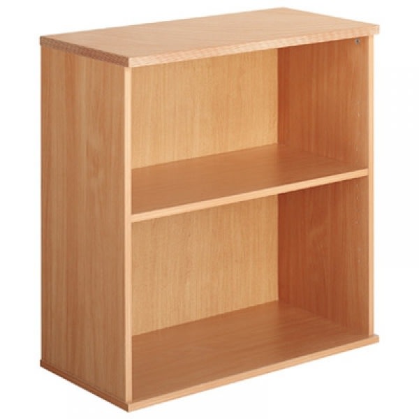 2-Rack Wooden Book Case Cabinet