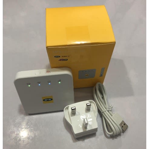 4G LTE MTN Mobile Wi-Fi Router Hotspot Model MF927U  - White