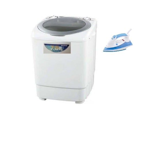 7kg Washing Machine + Free Electric Iron