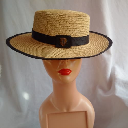 Unisex Niger-delta Fedora Hat - Light Brown
