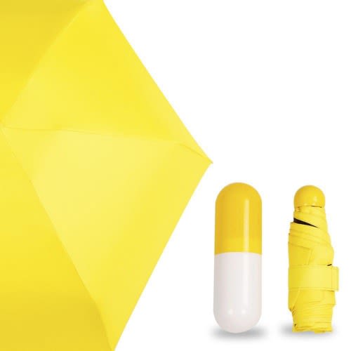 Ultra Mini Umbrella - Compact Pill - Anti-uv - Yellow