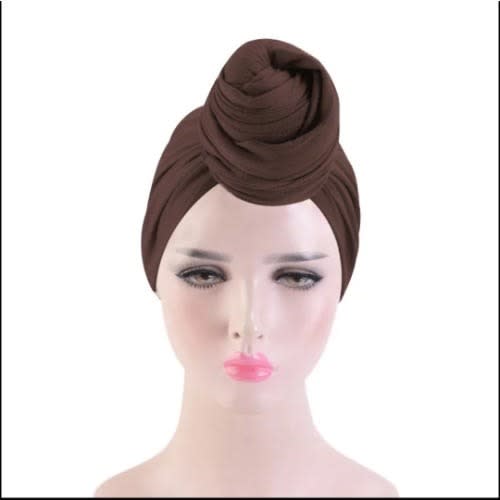 Turban Headwrap - Brown