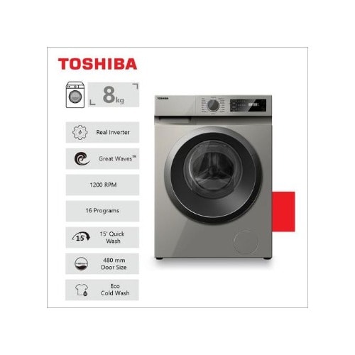 Front Load Washing Machine 8kg Tw-bj90s2gh