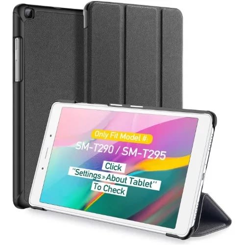 Smart Leather Flip Stand Cover For Samsung Galaxy Sm-t290 Sm-t295