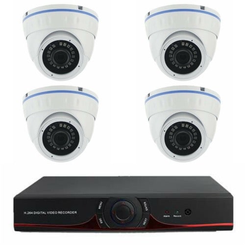 CCTV 4 Channels AHD Indoor App View System