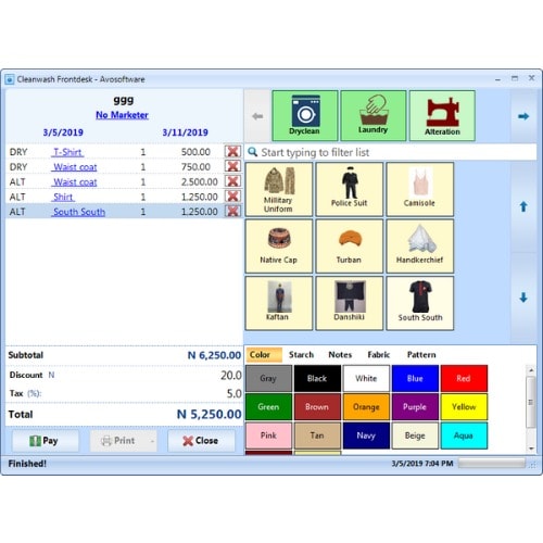 Cleanwash Laundry- Dry Cleaning, Tailoring, Sewing Management v2 - Professional
