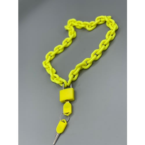 Silicon Chain Inspires Men’s Necklace N Pendant