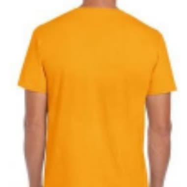 Whisk Print T-Shirts - Yellow