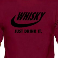 Whisk Print T-Shirts -Wine