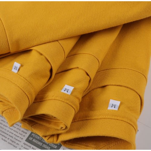 Cotton Print T-Shirts -Yellow