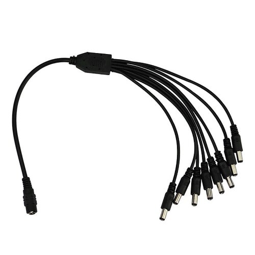 8 Way Power Splitter Cable