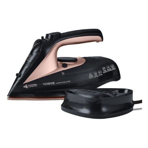 Cera Glide Cord & Cordless Steam Iron -2400watts-T22008RG- 2 In 1