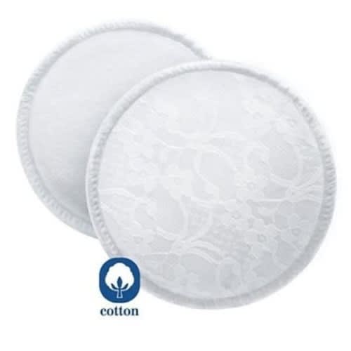 Washable Breast Pad With Laundry Bag - 6 Pieces