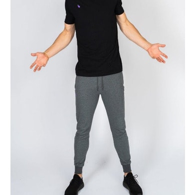 Thick Dark Grey Casual Joggers