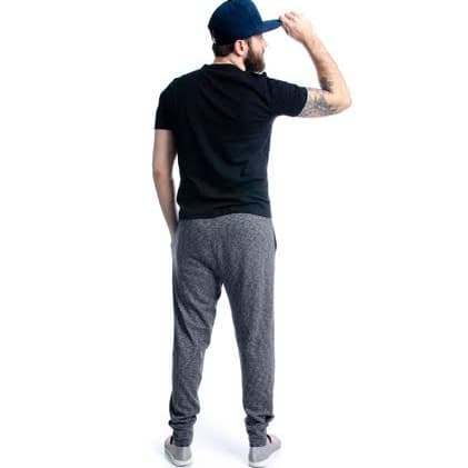 Thick Dark Grey Casual Joggers
