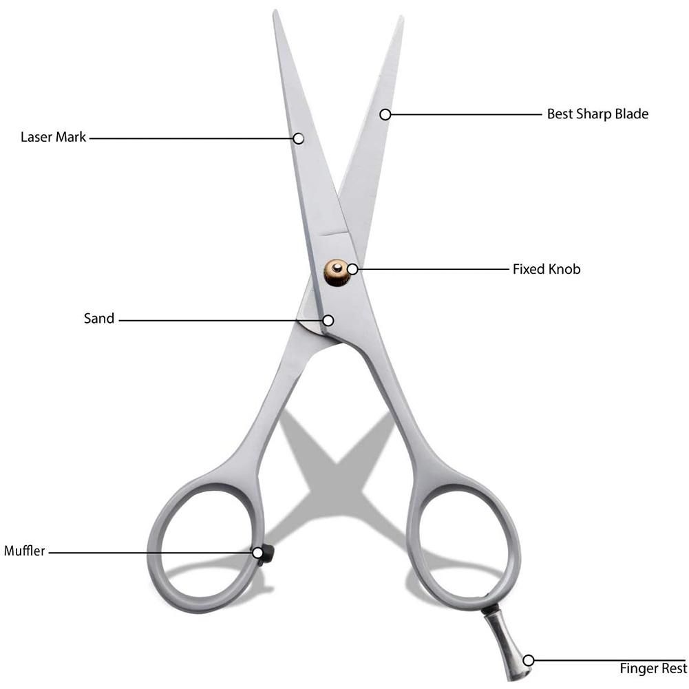 1 Pcs Hair Scissors Set Barber Scissors Set With Hair Cutting And Thinning Shear For Men Women Hair Daily Care Hair Styling-5.5 Inch