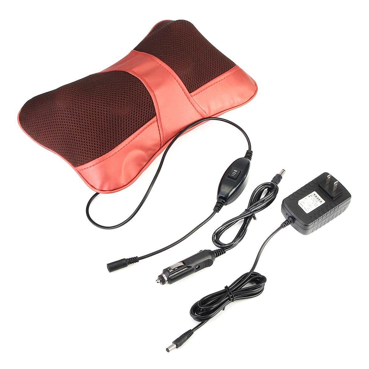 US / EU -- Electronic Massage Pillow Massager Cushion Car Lumbar Neck Back Shoulder Relax Aesthetic Rules