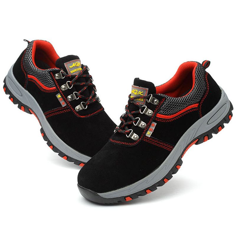 Men Work Safety Boots Steel Toe Shoes Men Casual Sneakers