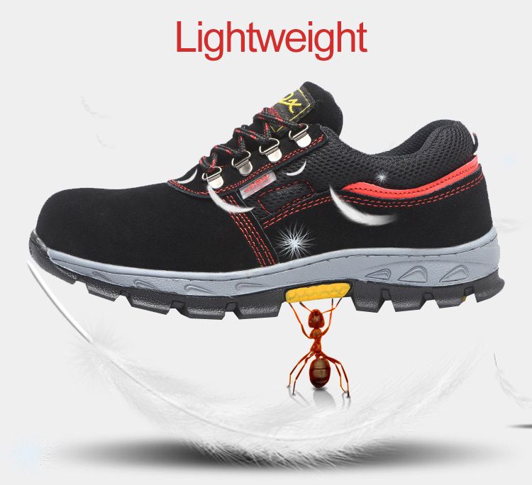 Men Work Safety Boots Steel Toe Shoes Men Casual Sneakers