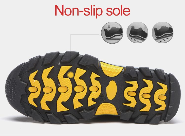 Men Work Safety Boots Steel Toe Shoes Men Casual Sneakers