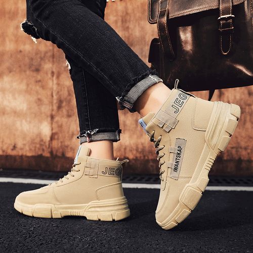 Men Winter Martin Boots(khaki)