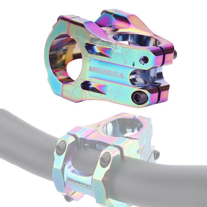 MTB Road Bike Stem Lightweight Front Fork 1-1/8" 31.8mm Short Colorful