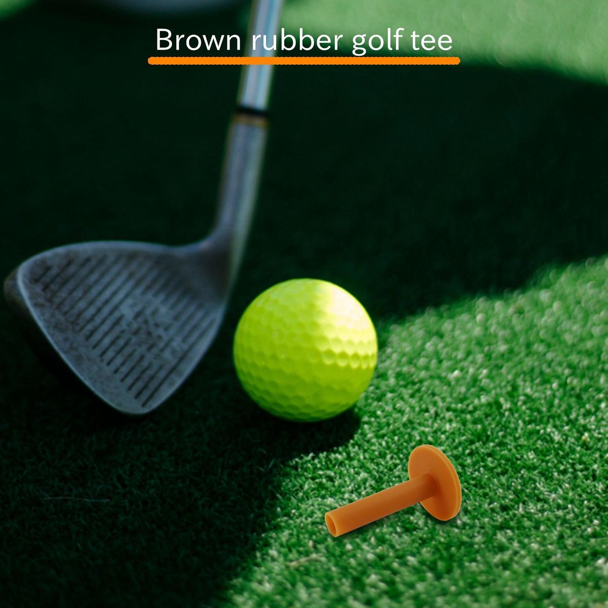 3 Piece Coffee Durable Tee Driving Range 60 70 80 mm
