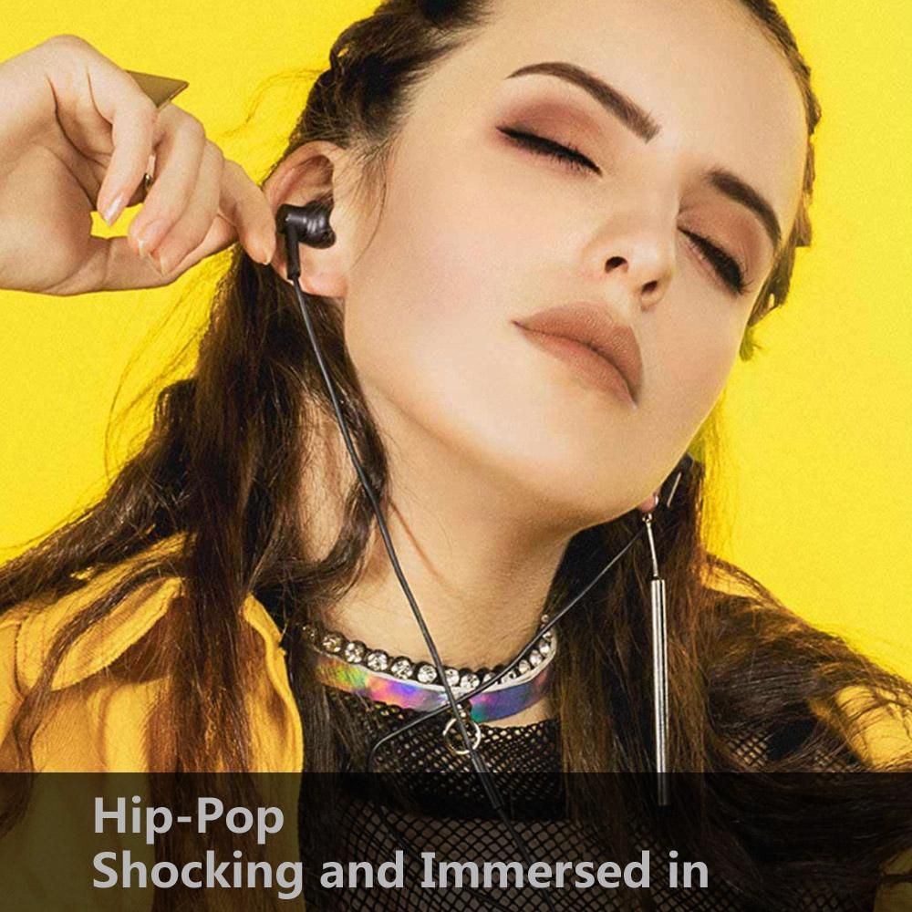 Xiaomi ANC Earphones Active Noise Cancelling Earbuds Sports Headsets 3.5mm In-Ear Mic Line Control Headphones for Xiaomi Huawei Samsung