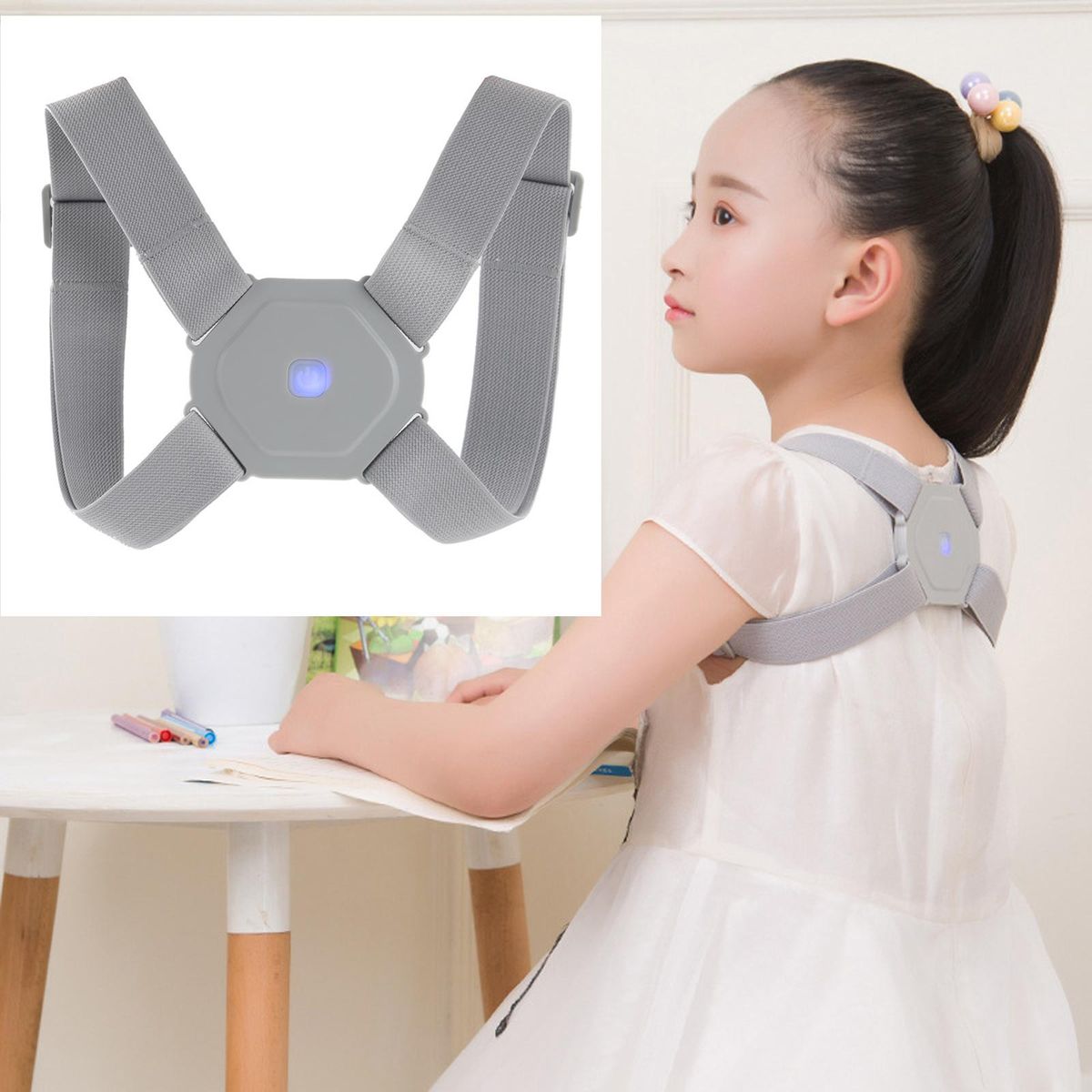 Smart Posture Corrector With Smart Sensor Vibration Reminder For Men