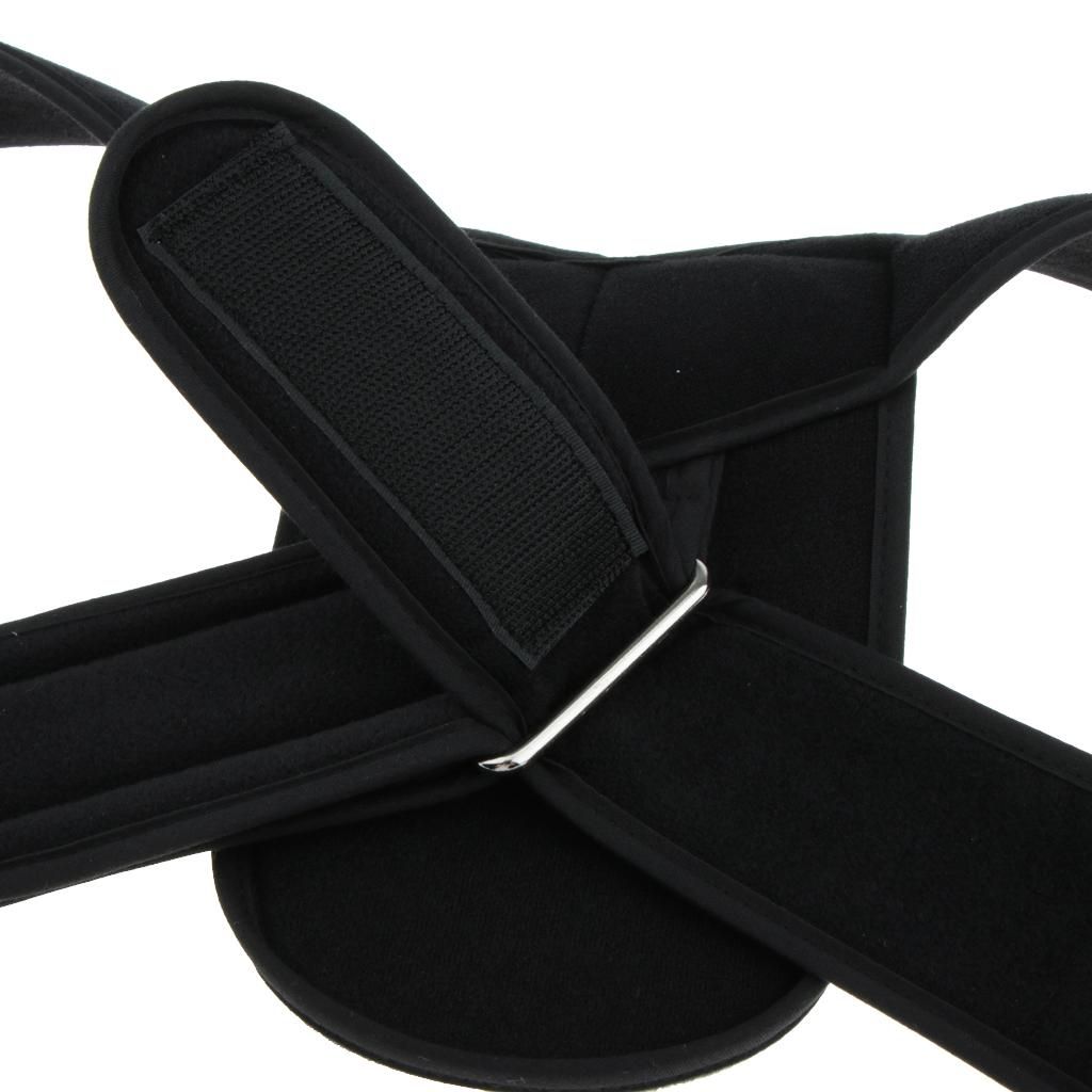 Posture Corrector Support Brace Shoulder Upper Spinal M Black