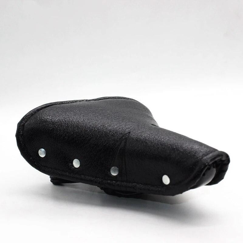 Retro Classic Bicycle Seat Outdoor Sports Mtb Road Mountain Cycling Bicycle Bike Leather Comfort Saddle Seat Parts
