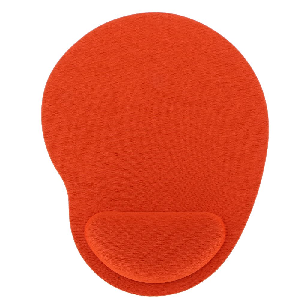 Memory Foam Mouse Pad With Wrist Support,Ergonomic Orange