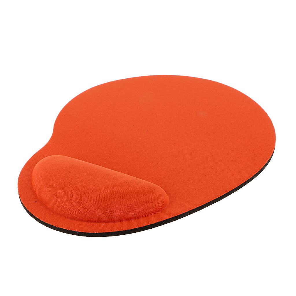 Memory Foam Mouse Pad With Wrist Support,Ergonomic Orange