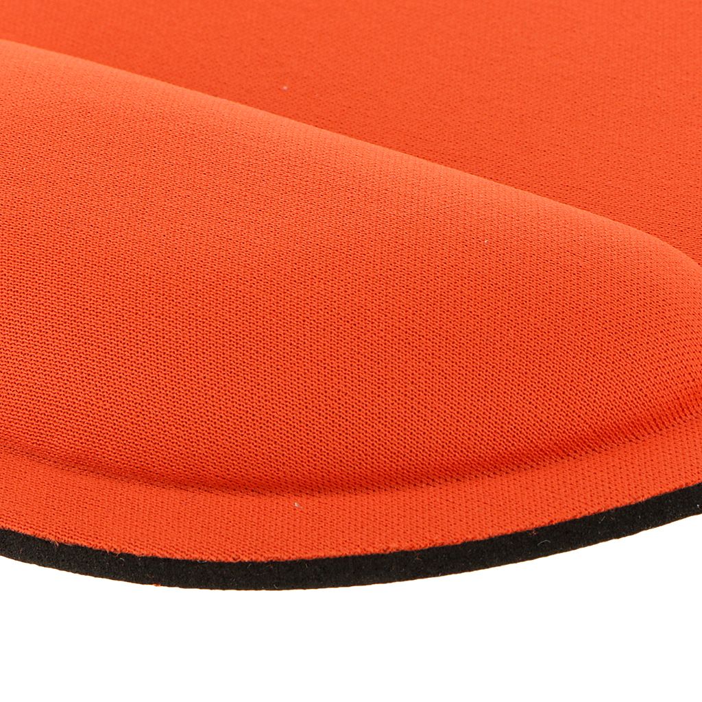 Memory Foam Mouse Pad With Wrist Support,Ergonomic Orange