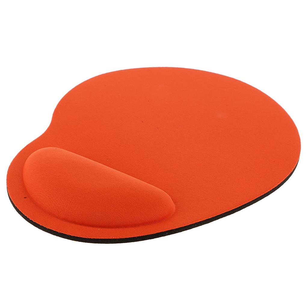 Memory Foam Mouse Pad With Wrist Support,Ergonomic Orange