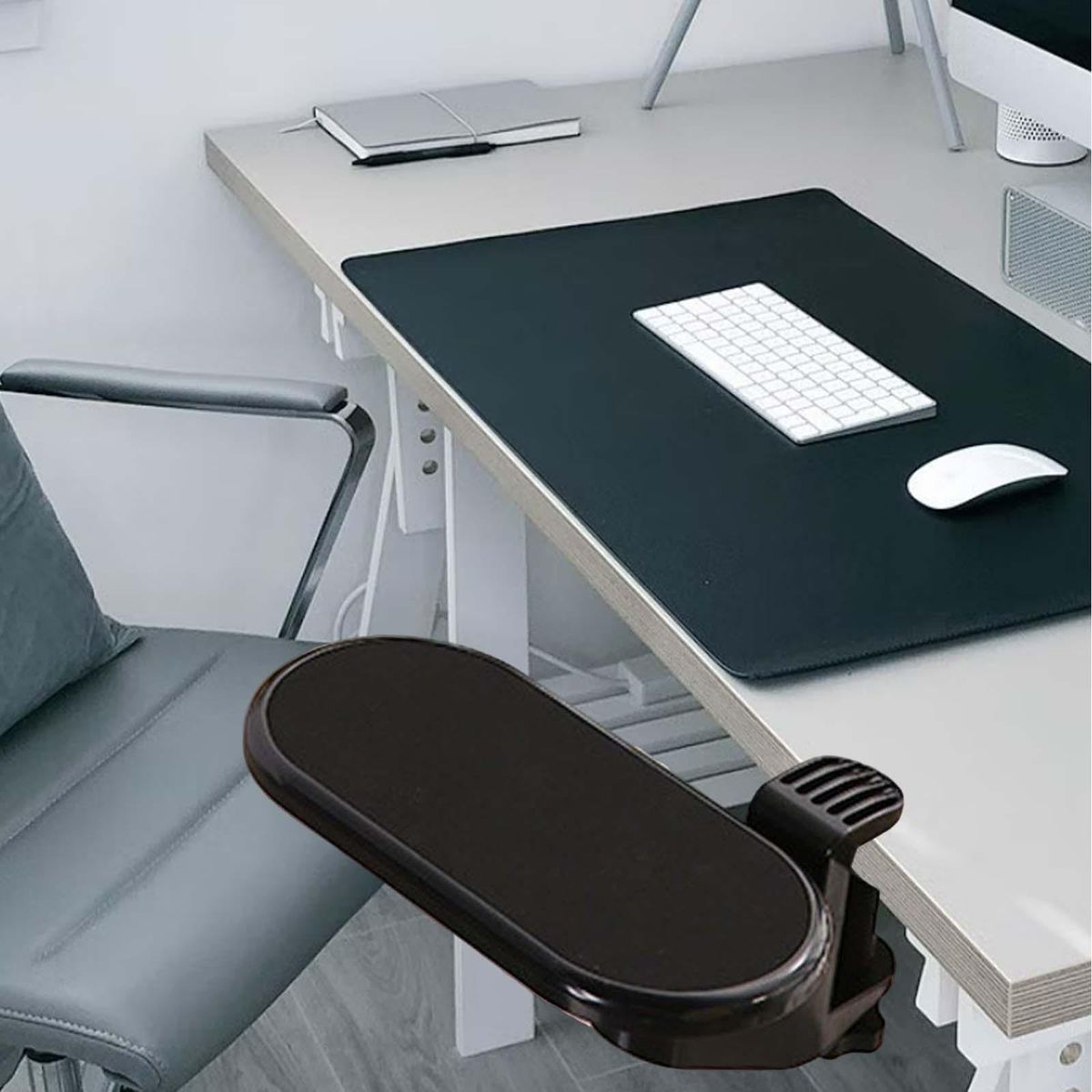 Computer Armrest Pad Rotating Keyboard Stand Mouse Pad For Table