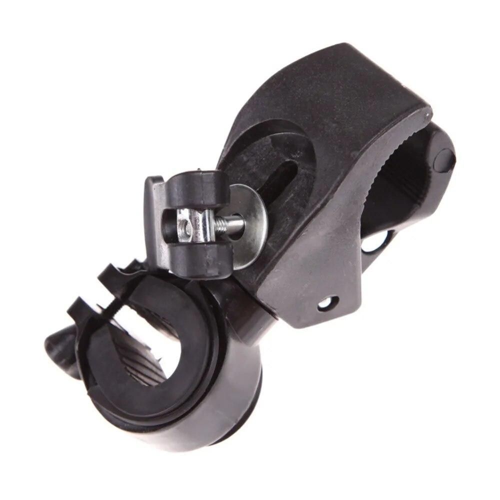 Bicycle Flashlight Bracket Universal 90-degree Rotating Bike Bicycle Handlebar Mount LED Flashlight Torch Mount Clamp Clip