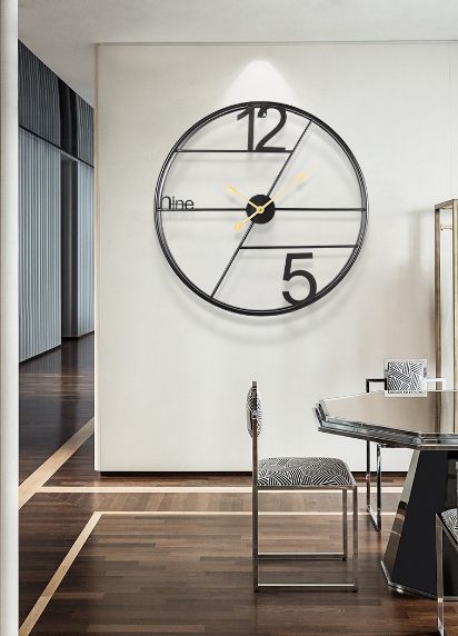 60cm Huge Size Luxury Iron Wall Clock/Decoration Clock