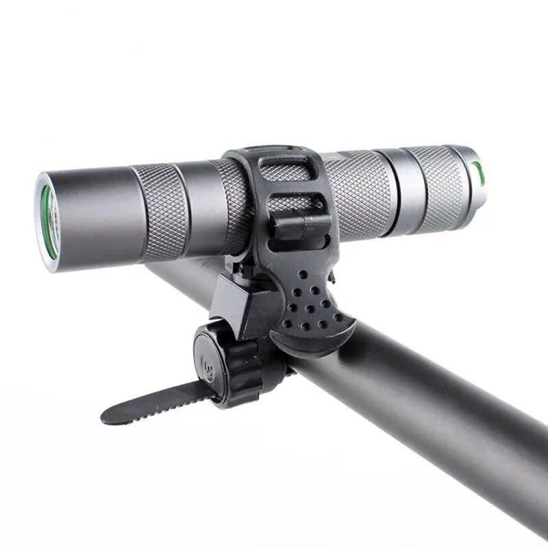 Cycling Bike Bicycle Light Lamp Stand Holder Bracket LED Flashlight Clip Mount MTB Bicycle Accessories